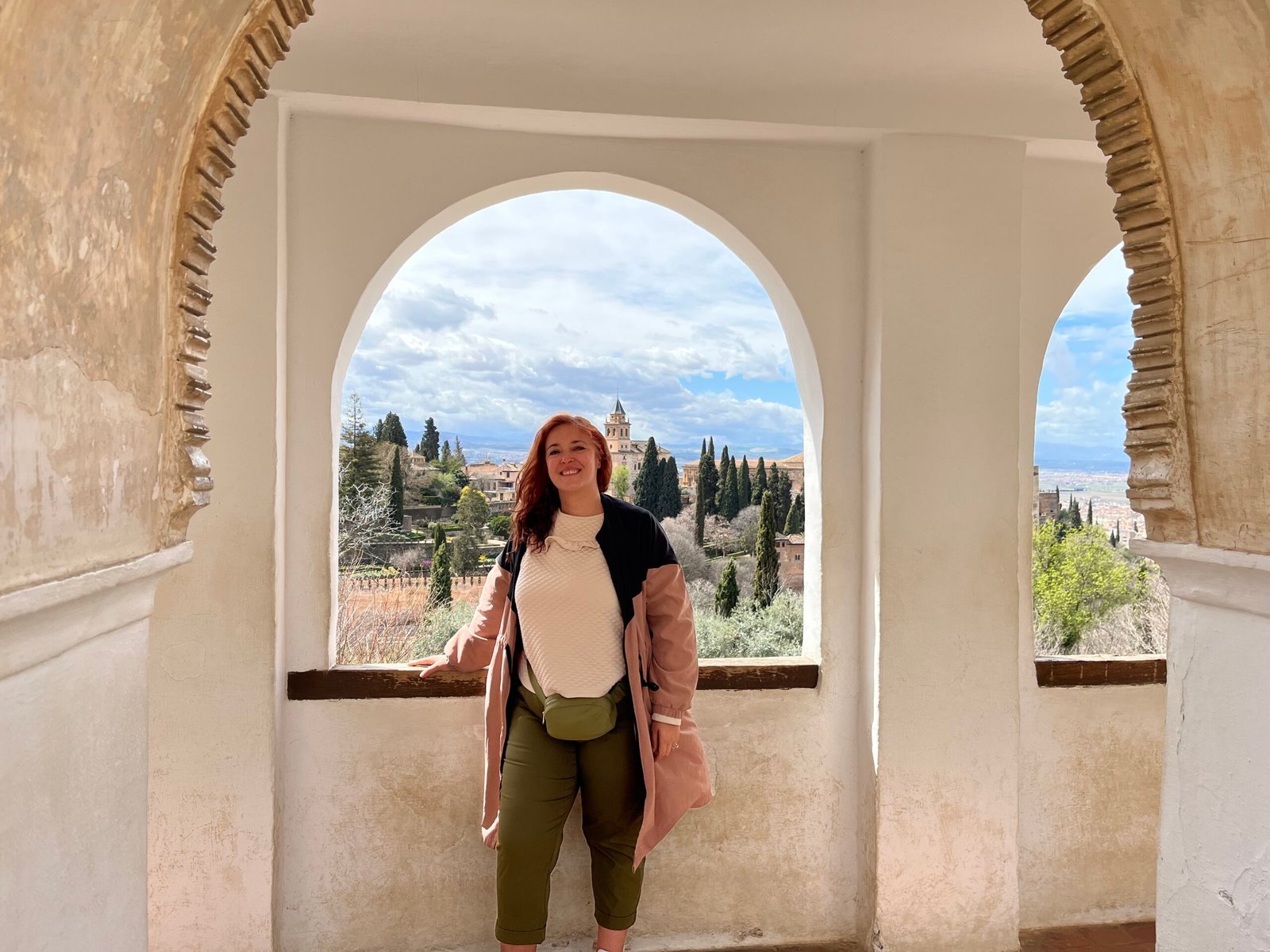 Lydia en la Alhambra