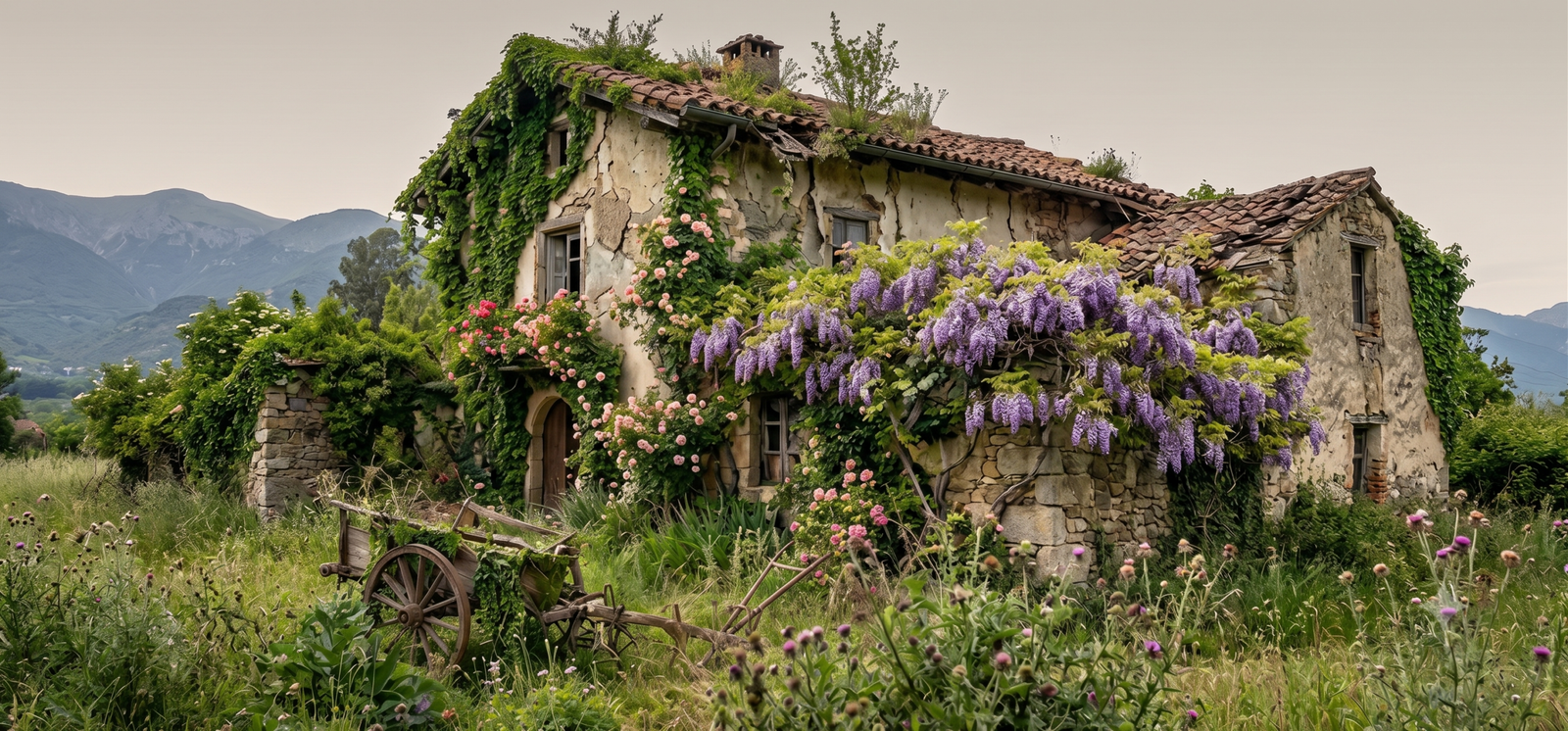 Abandoned village in Spain
